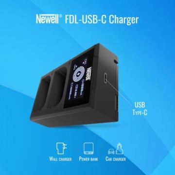 Зарядное устройство Newell FDL-USB-C для NP-W126 Fuji