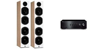 YAMAHA A-S301 + WILSON SIX POWER ligh oak