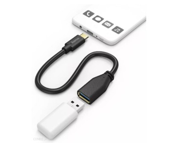 Kabel Hama OTG USB 3.0 A Gniazdo/USB Type-C Wtyk