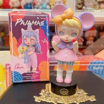 Подлинная пижамная коробка «Слепая коробка» серии «Лаура», коробка-сюрприз, сумка для слепых игрушек, игрушки