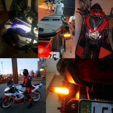 4X светодиодный индикатор указателя поворота со стрелкой для мотоцикла