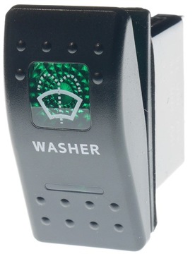 CARLING PRZELACZNIK IP68 HORN 12-24V 20A CHWILOWY ZIELONY WASHER