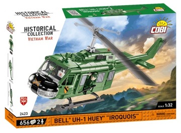 Cobi Klocki Bell UH-1 Huey Iroquois śmigłowiec, helikopter z klocków