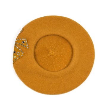 Необычайно элегантный БЕРЕТ, украшенный бабочкой cz13112-5.