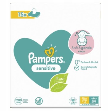 Влажные салфетки Pampers Sensitive 1200 шт.