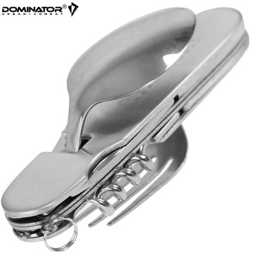 Карманный нож Tourist Essentials DOMINATOR 6in1, столовые приборы, нож, ложка, вилка