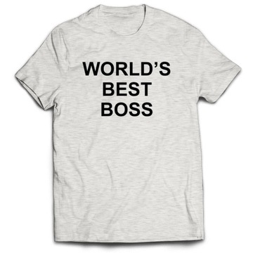 Koszulka szefa WORLD'S BEST BOSS The Office XL