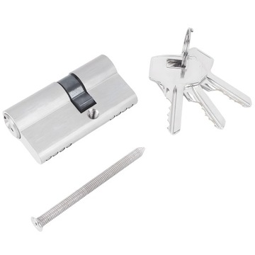 Дверной цилиндр A&B никель 25/40 ВСТАВКА ДЛЯ ЗАМКА 3 КЛЮЧА