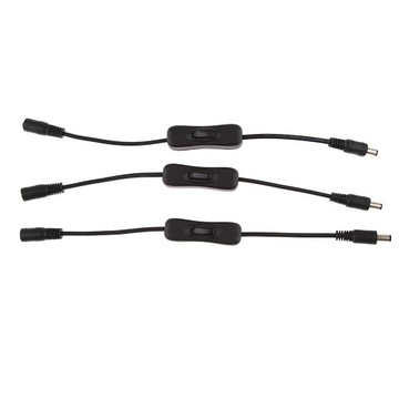 3 шт. встроенных переключателя светодиодных лент 5,5x2,1 мм