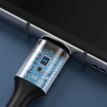 USB Type C — кабель Apple Lightning iPhone 20 Вт, 1 м