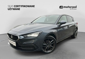 Seat Leon IV Hatchback 1.5 EcoTSI 150KM 2021 Seat Leon Nowe opony, po serwisie, Tempomat, Asystenci, Salon Polska, 1wl.
