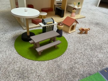 Стильная вилла кукольный домик в стиле Лофт с террасой, садом, мангалом, оборудованием