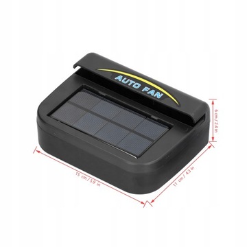 WENTYLATOR WYCIĄGOWY POJAZDU SOLAR PRZENOŚNY0,5W