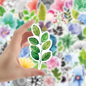 Водостойкие НАКЛЕЙКИ MIX ROSE TOP STICKERS 50 шт.