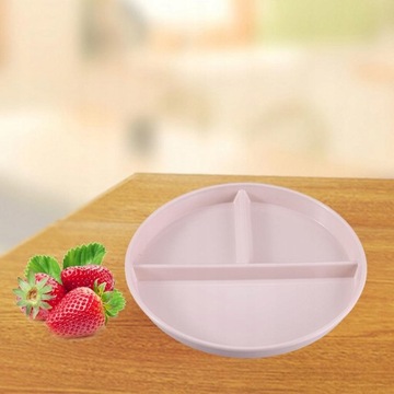 Разделенные тарелки, 3 многоразовых отделения.