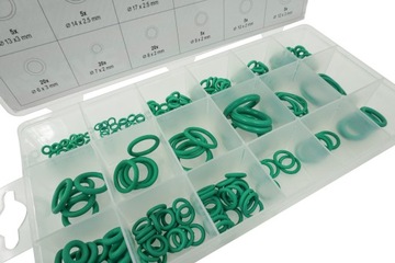 УПЛОТНИТЕЛЬНЫЕ КОЛЬЦА РЕЗИНОВЫЕ УПЛОТНЕНИЯ РЕЗИНОВЫЕ НАБОР УПЛОТНИТЕЛЬНЫХ КОЛЬЦЕВ ЗЕЛЕНАЯ КАССЕТА 225 ШТ. V06732