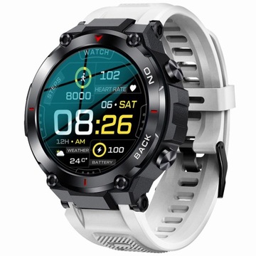 Gravity GT8-6 biały smartwatch idealny na prezent