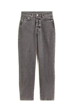 H&M Mom Fit Ultra High Ankle Jeans Spodnie jeansowe damskie Mom Jeansy 40 L