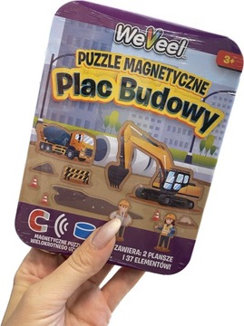 Weveel puzzle magnetyczne PLAC BUDOWY