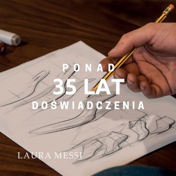 Czółenka lakierowane czarne bordowe eleganckie Laura Messi