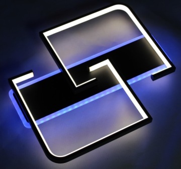 СВЕТОДИОДНЫЕ КВАДРАТНЫЕ ПОТОЛОЧНЫЕ СВЕТИЛЬНИКИ СВЕТОДИОДНЫЕ ПЛАТНЫЕ СВЕТИЛЬНИКИ + ДИСТАНЦИОННОЕ УПРАВЛЕНИЕ + RGB