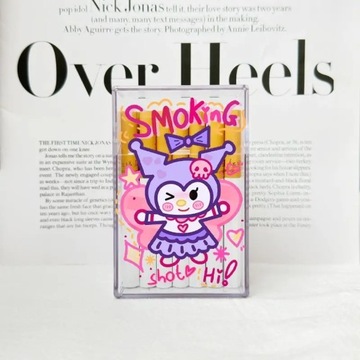 Cigarette Cases Plastic Transparent Flip Type Cigarette Box Personality Cre