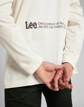 LEE LOGO MĘSKA KOSZULKA DŁUGI REKAW LONGSLEEVE XL