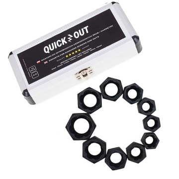 ЭКСТРАКТОРЫ ДЛЯ ОБРАБОТАННЫХ СЛОМАННЫХ ВИНТОВ, НАСАДОК ДЛЯ ГАЙОК, КОРПУСОВ ДЛЯ БЫСТРОГО РАЗЪЕМА