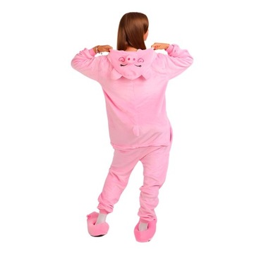 Piżama Onesie Kigurumi Kostium Przebranie Świnka L: 165 - 175cm