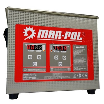 WANNA MYJKA ULTRADŹWIĘKOWA 3,2L STERYLIZATOR MYCIA CZĘŚCI KAWITACJA