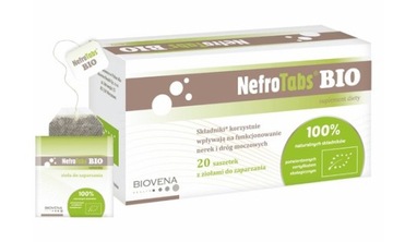 Biovena NefroTabs Bio 20 sasz Napar Kamica Nerkowa
