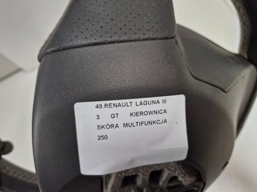 RENAULT LAGUNA 3 III GT VOLANT KŮŽE MULTIFUNKČNÍ