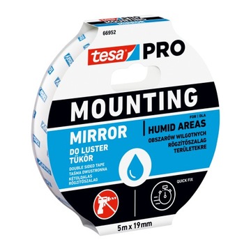 Taśma montażowa tesa PRO Mounting do luster 5m