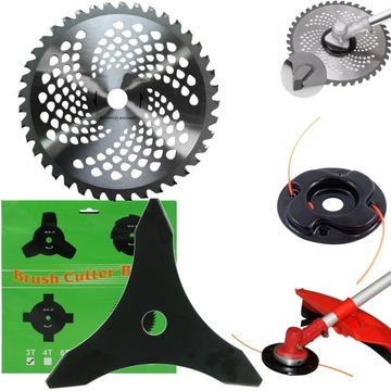 TARCZA PIŁA KOSY SPALINOWEJ + NÓŻ TRÓJZĄB TRYMER