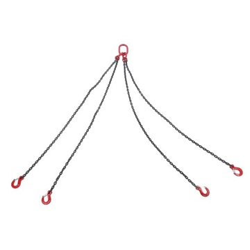 Цепной строп 1,5 м, 4-х ветвевой стальной подъемный строп для строительной площадки завода