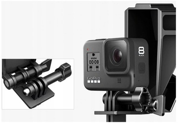 Зеркало для просмотра + адаптер для холодного башмака для Hero 8