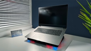 ОХЛАЖДАЮЩАЯ ПОДСТАВКА ДЛЯ НОУТБУКА СВЕТОДИОДНАЯ ПОДСТАВКА 12–15,6 ДЮЙМА