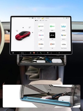 Для Tesla Model 3/Y вещевой отсек, спрятанный под центральным отсеком управления.