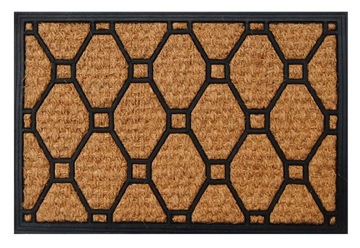 ВХОДНОЙ КОВРИК ДЛЯ ОБУВИ ПОД ДВЕРЬ КОКОС УЛИЧНЫЙ РЕЗИНОВЫЙ КОВрик 40х60