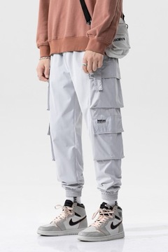 Men Sweatpants Hip Hop Streetwear Cargo Pants Spri