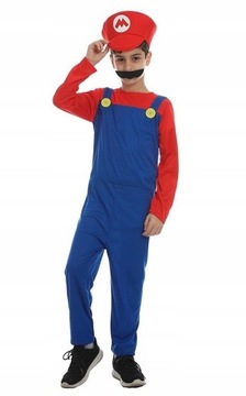 STRÓJ KOSTIUM 4w1 FILMOWY SUPER MARIO BROS 98/110 ( S ) balovelove