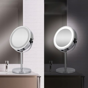 КОСМЕТИЧЕСКОЕ ЗЕРКАЛО СО СВЕТОДИОДНОЙ ПОДСВЕТКОЙ ДЛЯ МАКИЯЖА