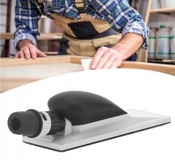 Ручной шлифовальный блок Hebel Blok 70х200мм на липучке с присоской Kormax