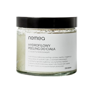 HYDROFILOWY NATURALNY CUKROWY PEELING DO CIAŁA KOKOS 250 G BODY SCRUB