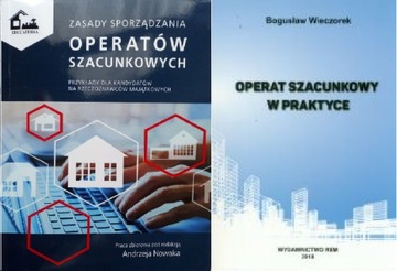 Operaty szacunkowe - 2 książki