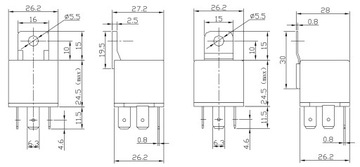 РЕЛЕ ЗАЖИГАНИЯ АВТОМОБИЛЯ 12В 5 КОНТ.