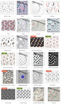 НАВУШКА JASKIEK 100% ХЛОПОК МНОГО УЗОРОВ 30Х40СМ