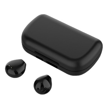 Bezprzewodowe słuchawki douszne Mini True z etui ładującym Bluetooth 5.0 B-czarne