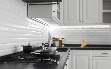 PROFIL DO TAŚM LED NAROŻNY KĄTOWY 45° C INOX 2M
