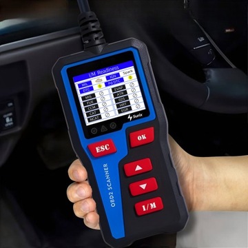 TESTER SILNIKA i AKUMULATORA SKANER MIERNIK OBD2 OBD II ELM327 J.POLSKI